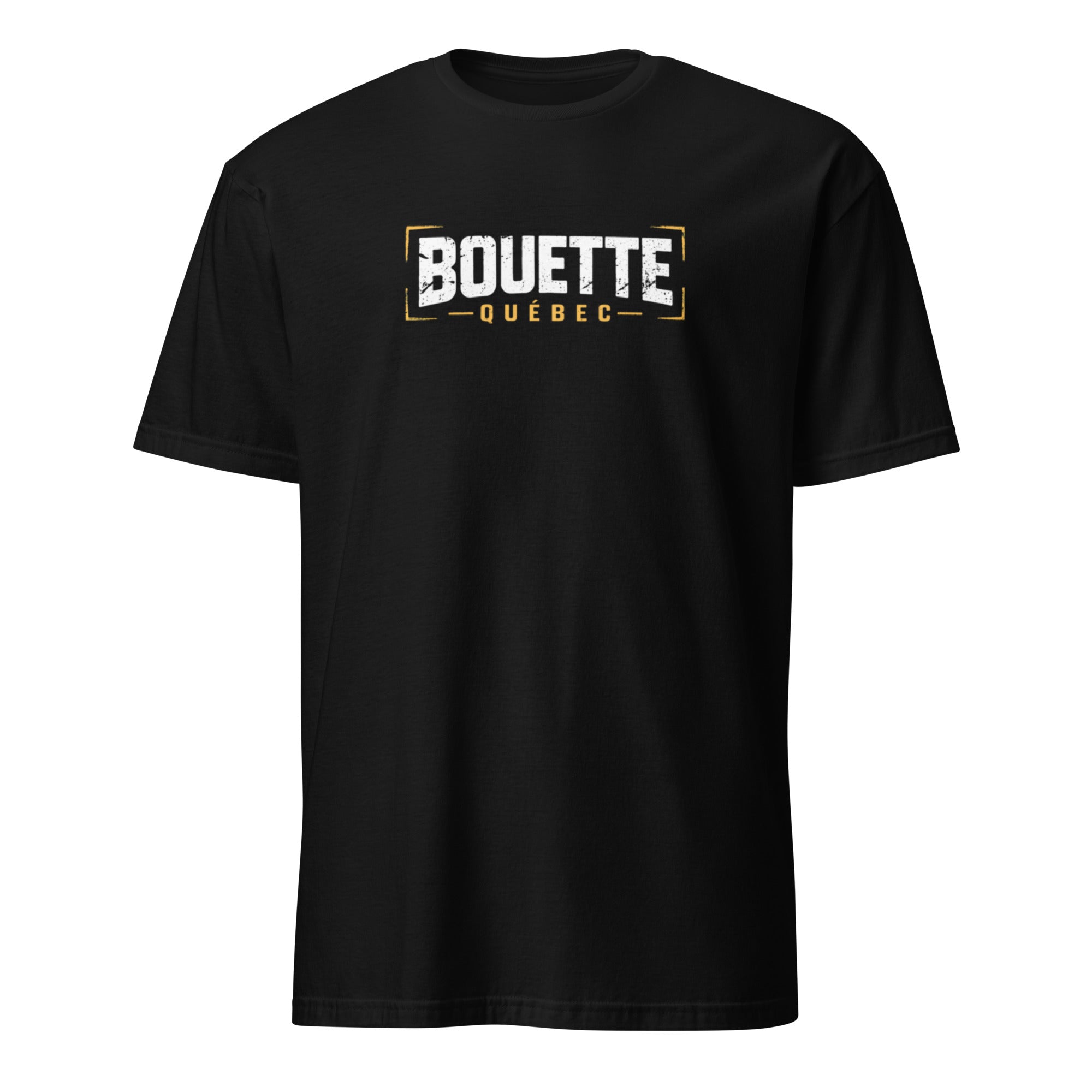 Tshirt - Bouette quebec - Logo blanc et jaune