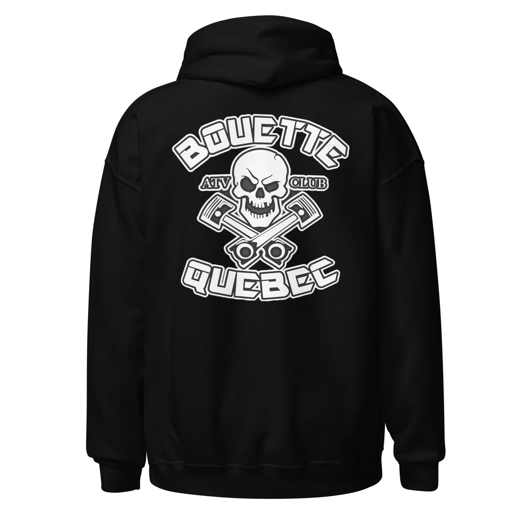 Bouette Québec Classic Gros Logo Hoodie – Black & Grey