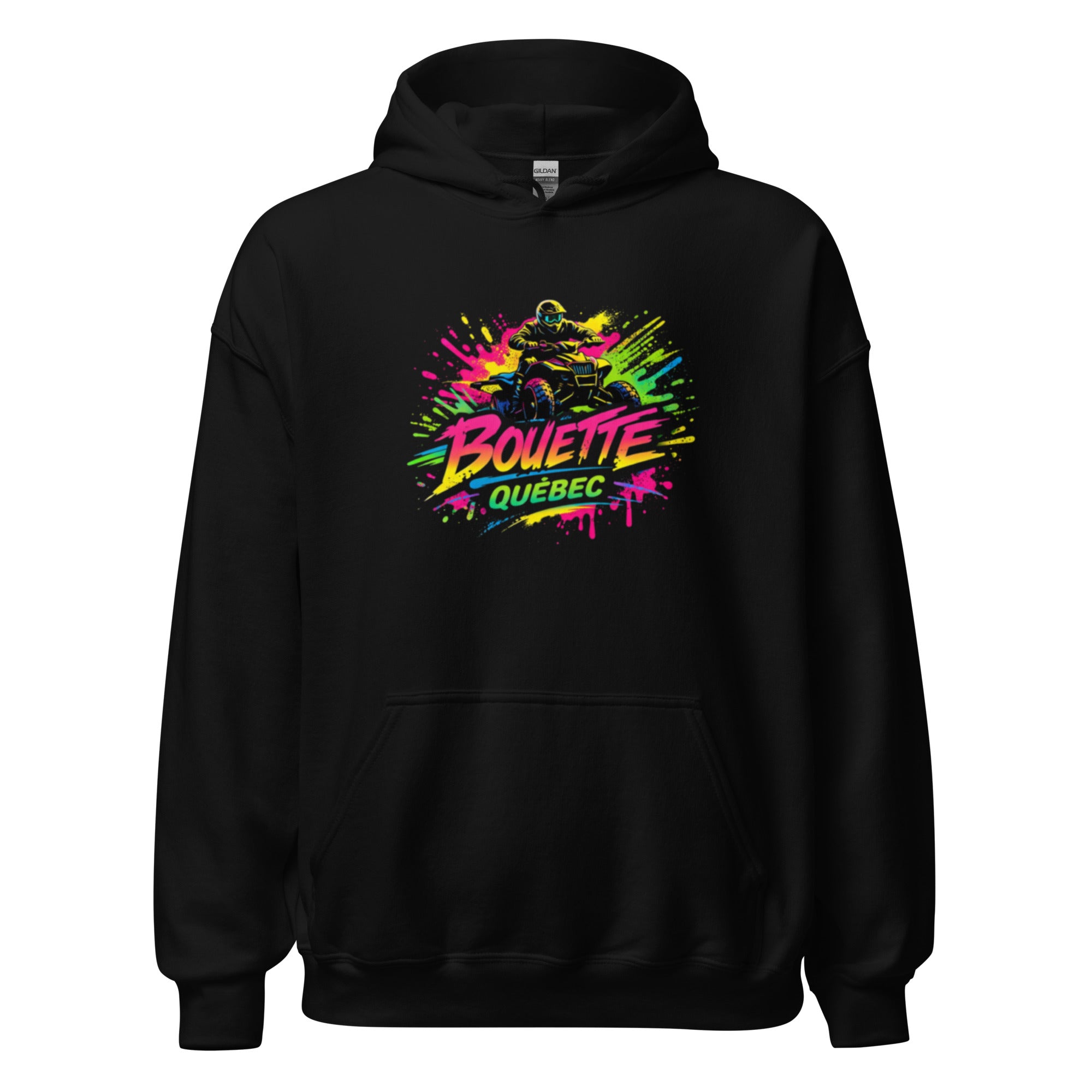 Hoodie Retro devant Rose
