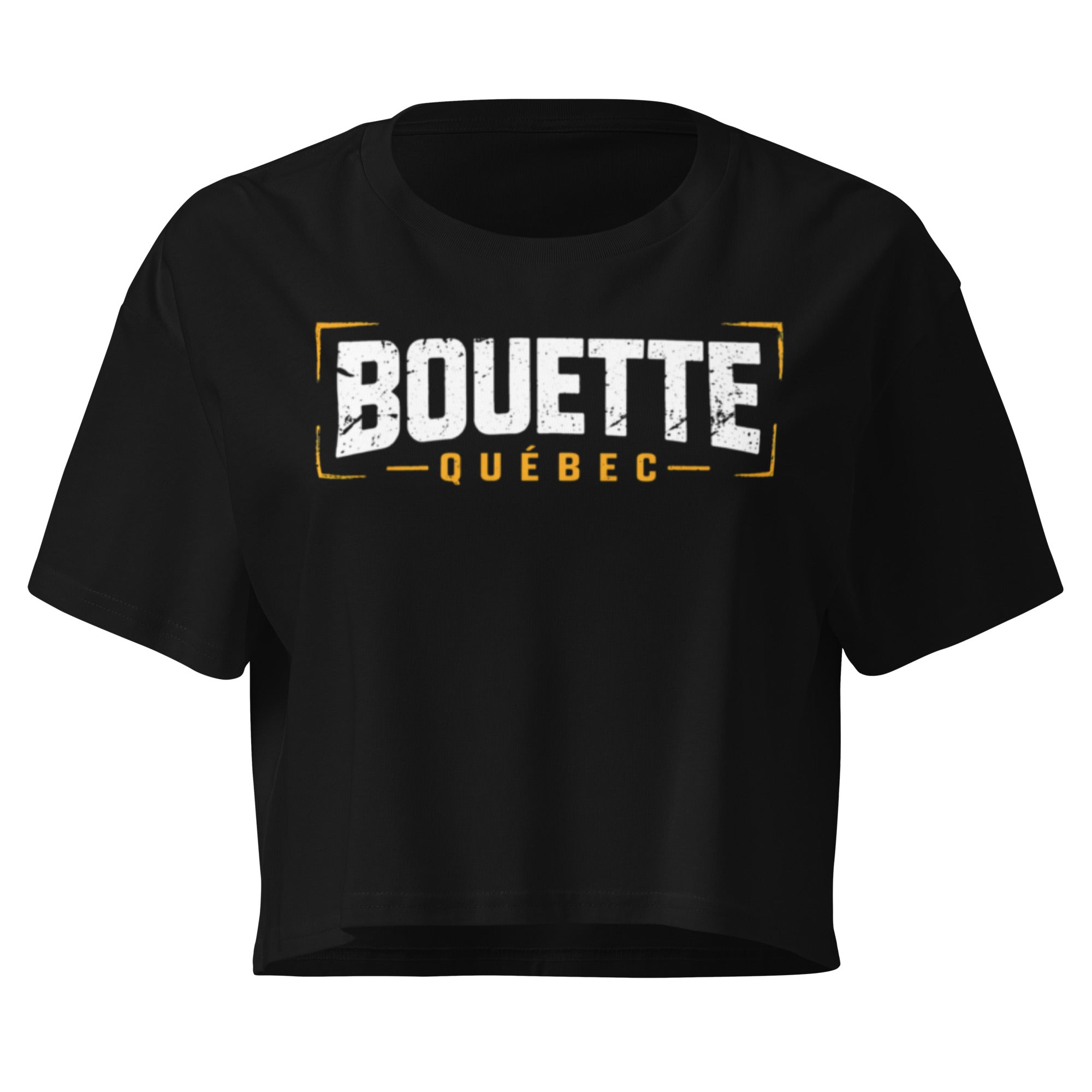 Crop top pour femme - BQ noir